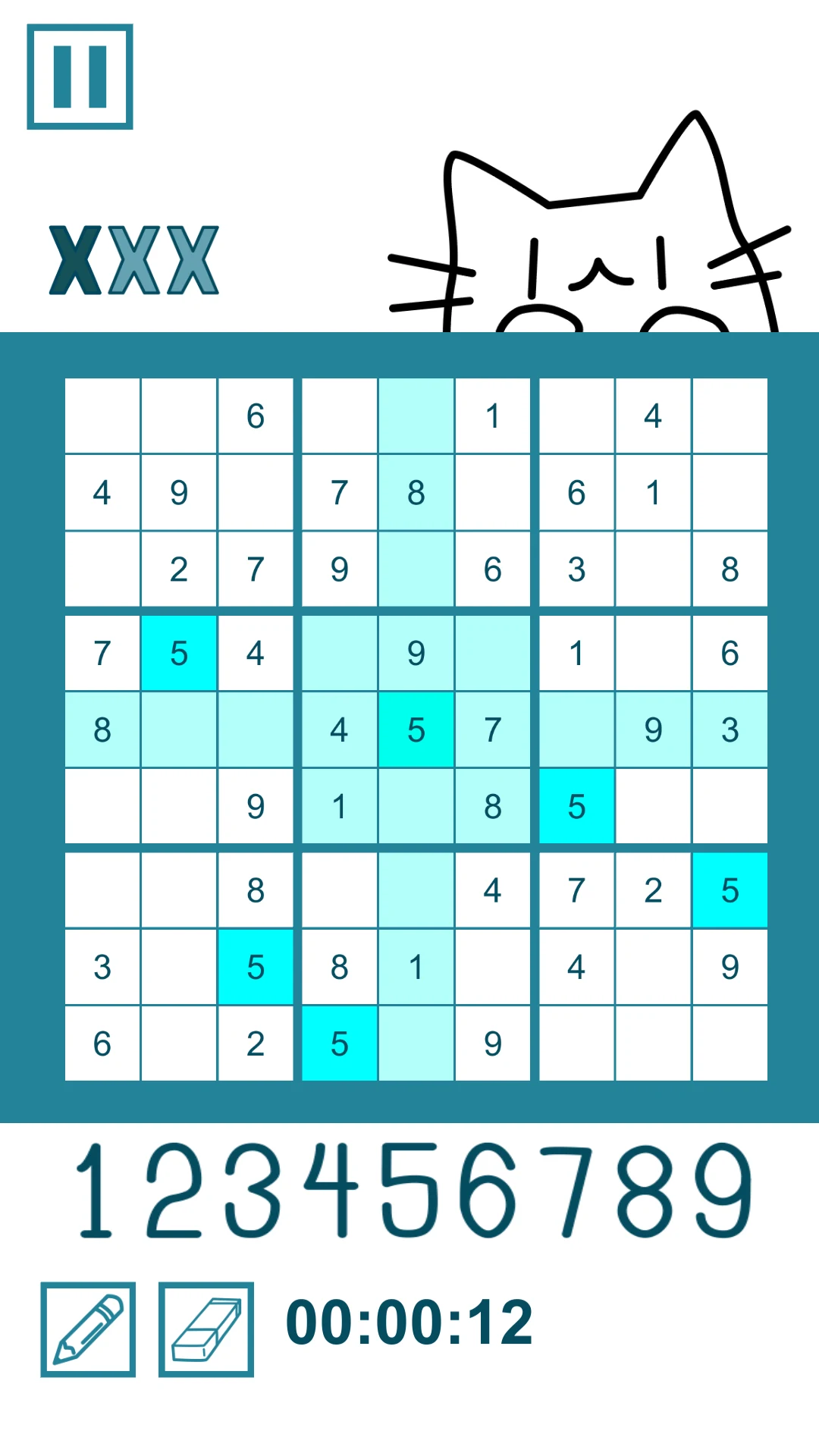 Meowdoku: Sudoku Cat Puzzle screenshot